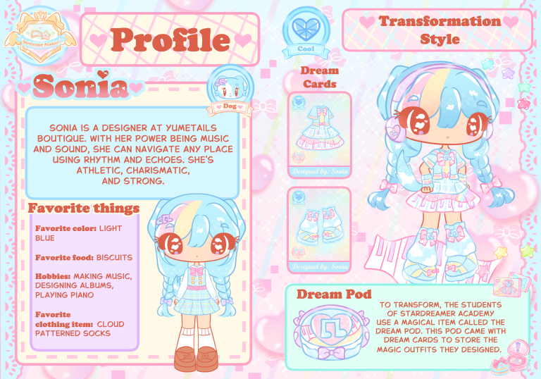 yumetails character profile sonia